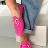 ELEGANTE MOCCASINS MIT METALLDETAIL