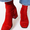 STIVALETTO MIT QUADRATSPITZE UND BOLD-ABSATZ
