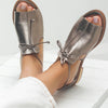 SANDALEN MIT DEKORATIVEM BAND