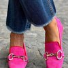MOCASSINI FLUO MIT METALLDETAIL
