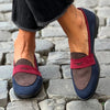 CASUAL TRIKOLORE MOCCASINS