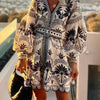 Laila - Bedrucktes Strand-Loses Mini-Kleid