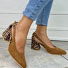 LEOPARDEN-MUSTER SLINGBACK PUMPS