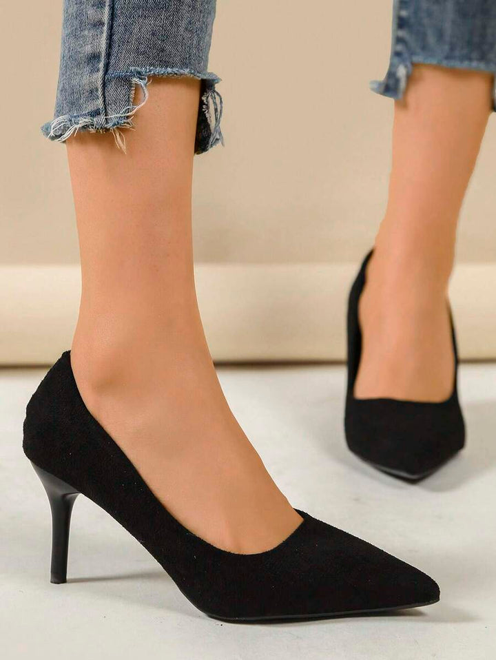 Camila – Zweifarbige Schnalle Slingbacks