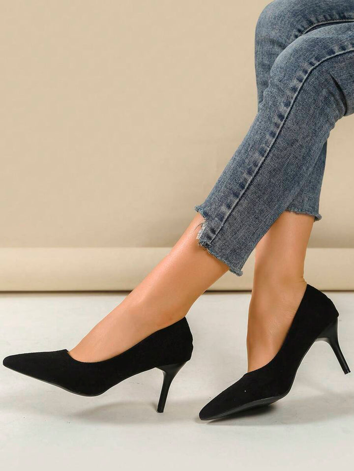 Camila – Zweifarbige Schnalle Slingbacks