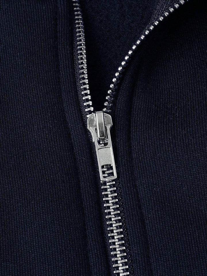 Antonio | Zip-Hoodie mit halbem Reißverschluss
