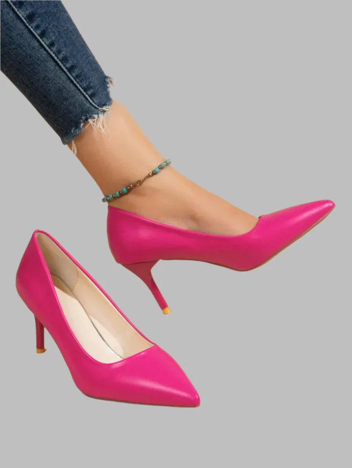 Camila – Zweifarbige Schnalle Slingbacks