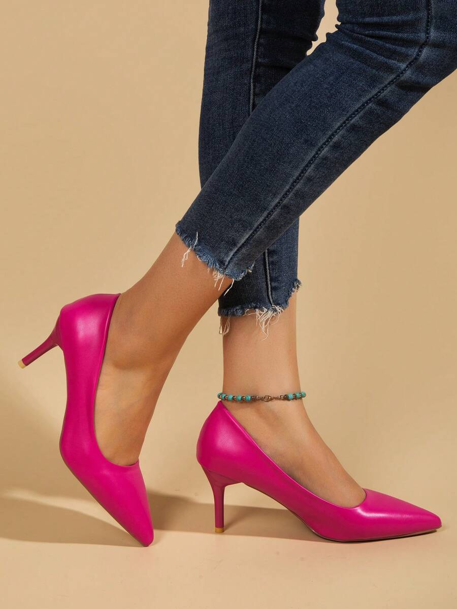 Camila – Zweifarbige Schnalle Slingbacks