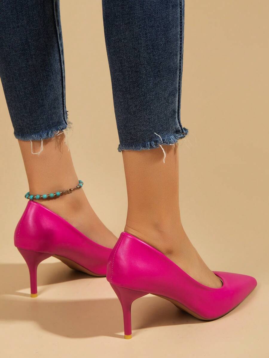 Camila – Zweifarbige Schnalle Slingbacks