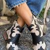 WESTERN STIEFELETTE MIT BESTICKUNG