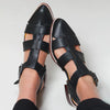 GEFLOCHTENE SPITZEN-SANDALEN