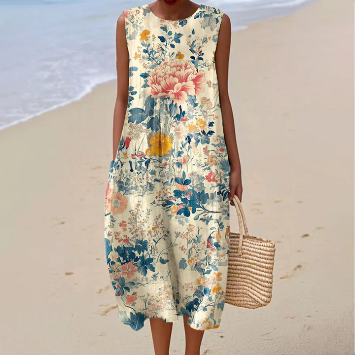 Katrina - Sommerkleid mit Vintage-Blumenmuster