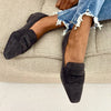 ELEGANTE MOCCASINS MIT QUADRATISCHER SPITZE