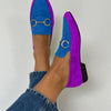 MOCCASINS MIT METALLDETAIL