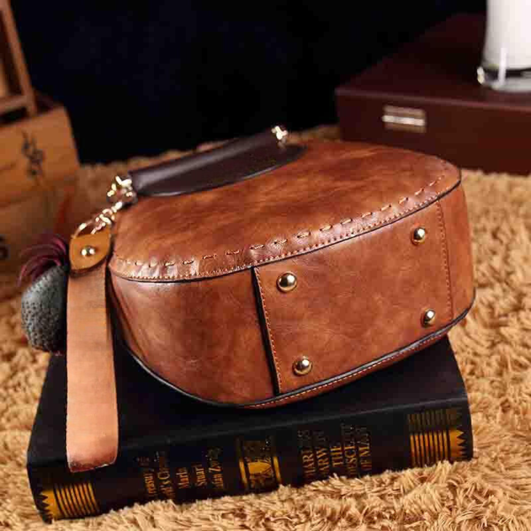 Vera - Elegante Leder Umhängetasche