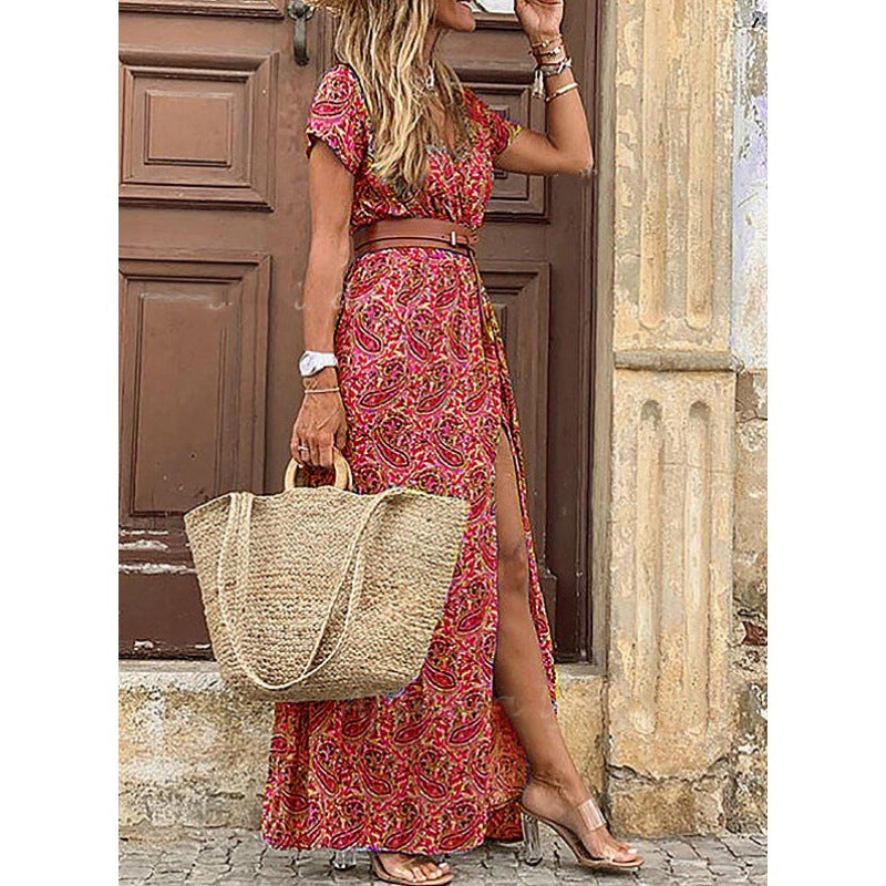 Luna | Elegantes Bohemian Maxi-Kleid