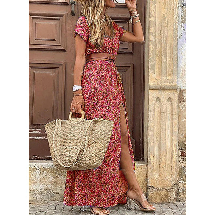 Luna | Elegantes Bohemian Maxi-Kleid