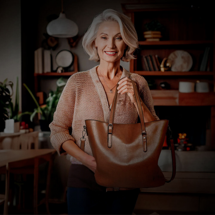 Nicole | Zeitloser Vintage-Umhängetasche