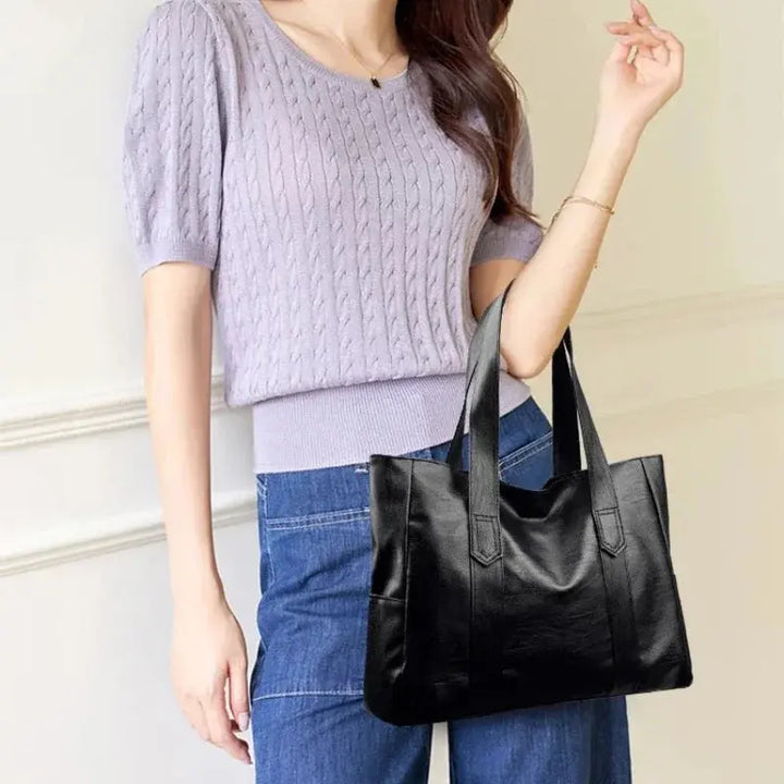 Graces Minimalistisches Luxus | Weiche Leder Schultertasche