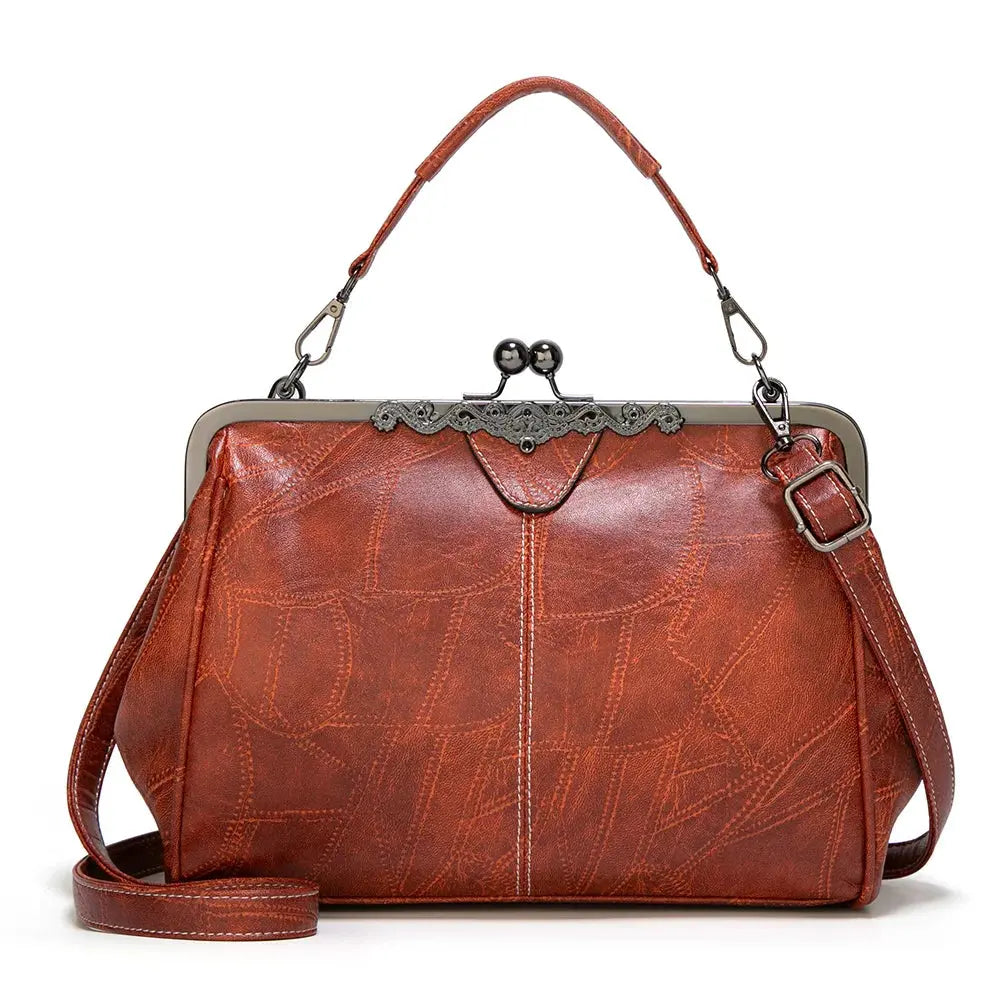 Johannas Klassischer Charme | Vintage-Ledertasche