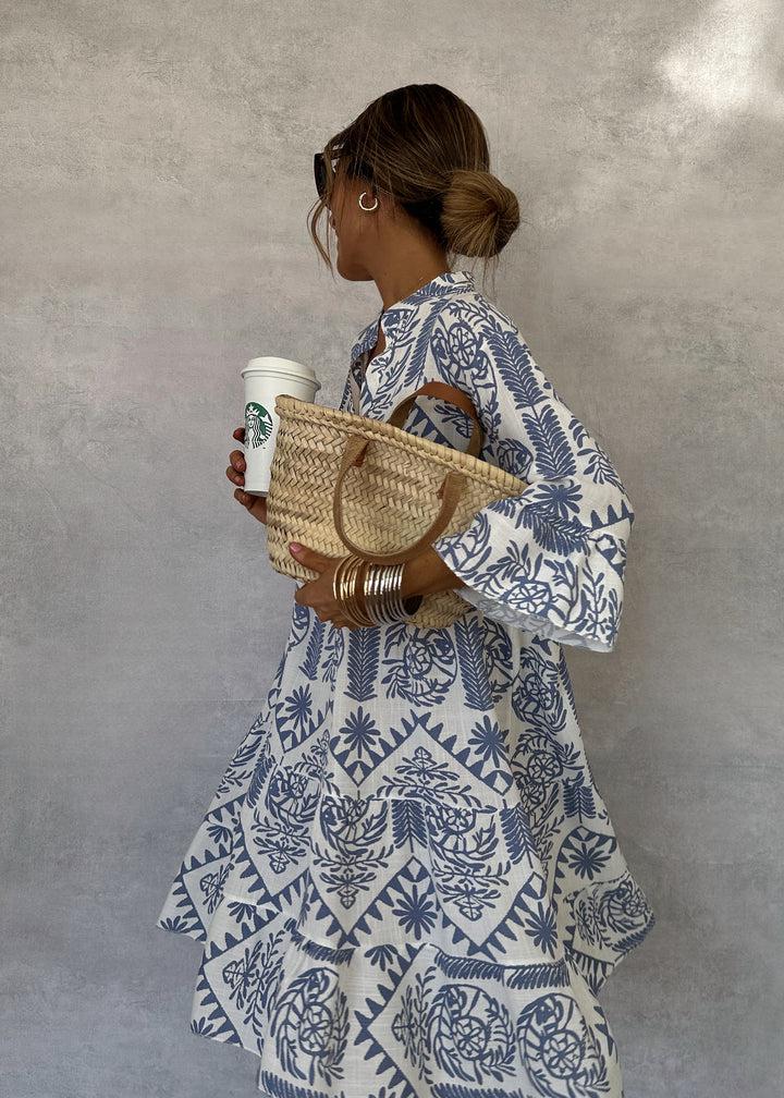 Idalina - Stylisches Bedrucktes Kleid