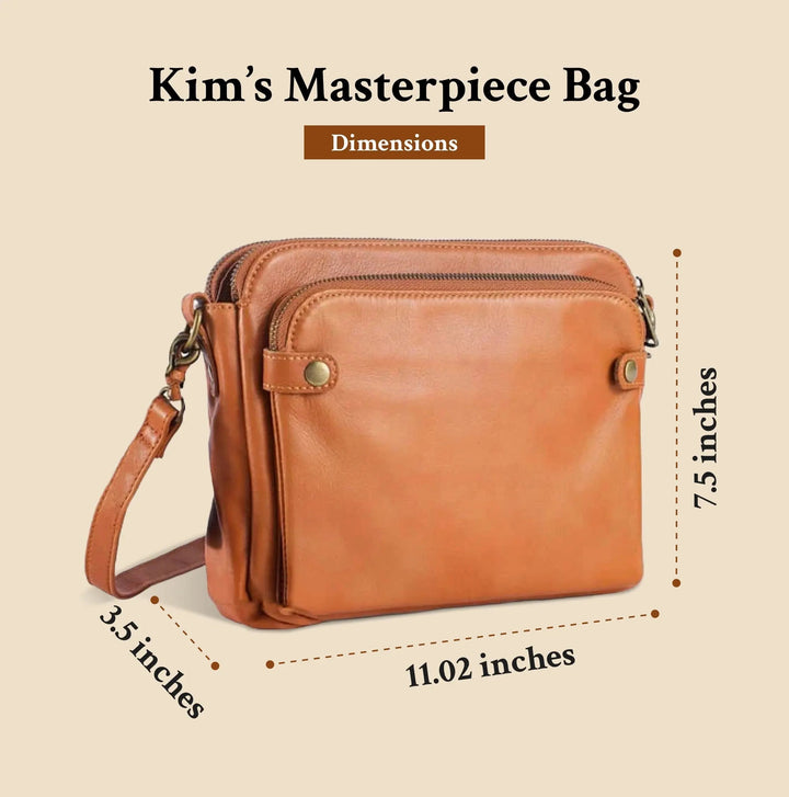 Kims Meisterwerk | Leder Tasche