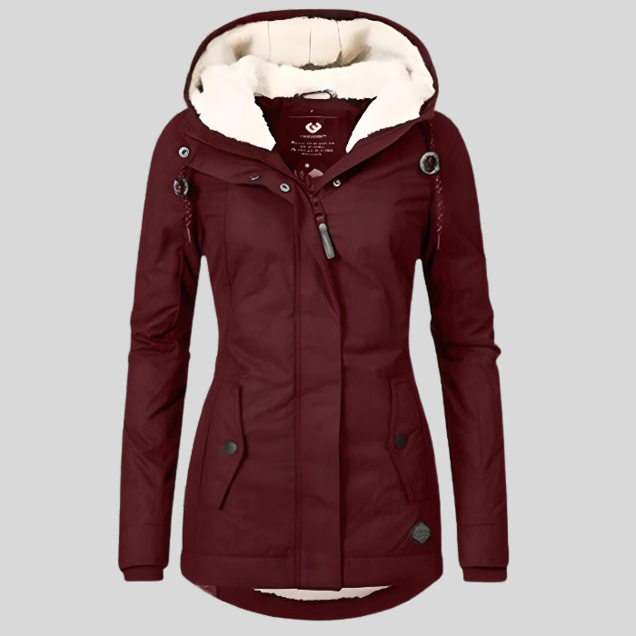 Sofia™ | Lange wasserdichte Winterjacke