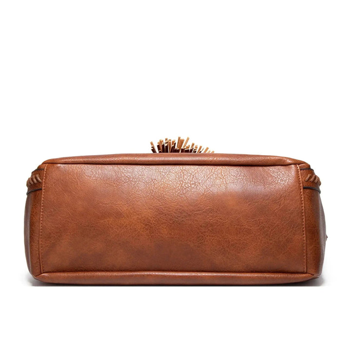 Nellies elegante Raffinesse | Leder Schultertasche