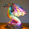Gribouille – Magische Drachenlampe aus farbigem Glas