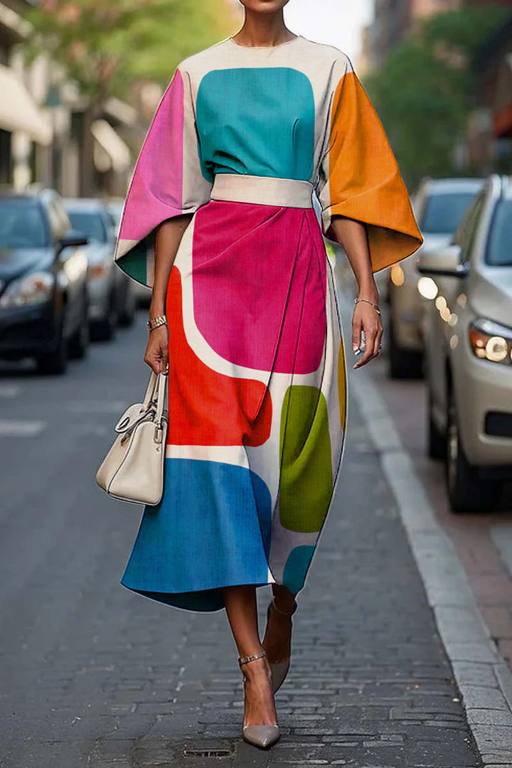 Melody™ - Elegantes Kleid mit Rundhalsausschnitt