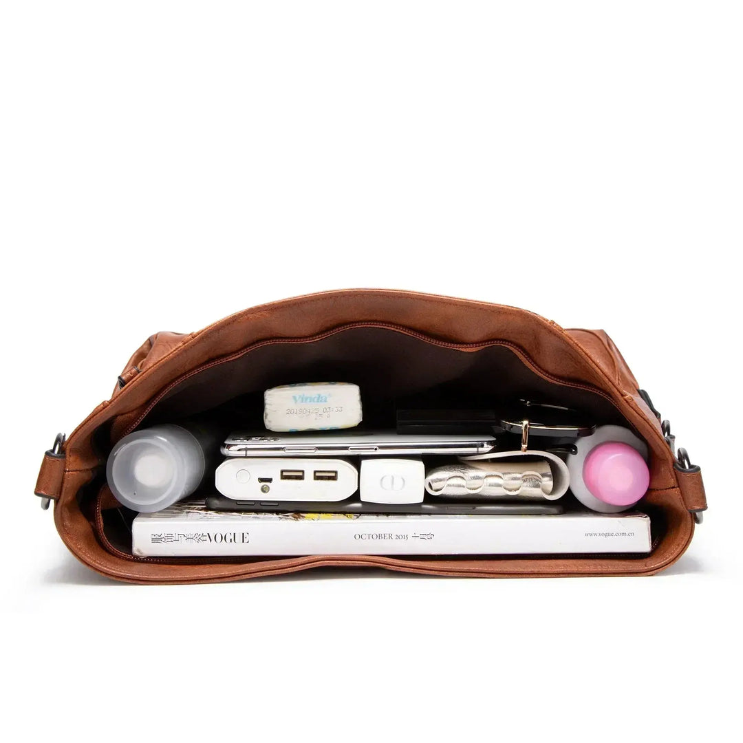 Priscillas Vintage-Charme | Lederhandtasche