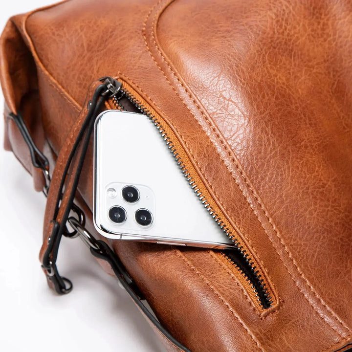 Priscillas Vintage-Charme | Lederhandtasche