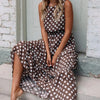 Capri - Gepunktetes Maxikleid