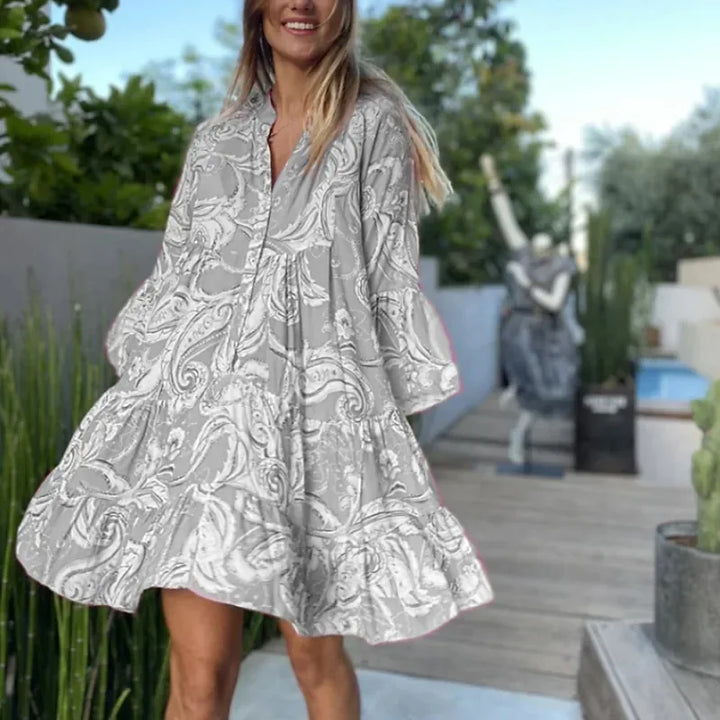 Everlen™ - Boho Bloom Midi Kleid