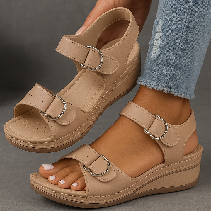 Veera™ Orthopädische Sandalen - Fußgewölbeunterstützung & ganztäglicher Komfort für Frauen