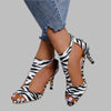 Selena – Wilde Zebra High Heels