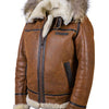 Aron™ | Bomberjacke mit Kunstfellkapuze