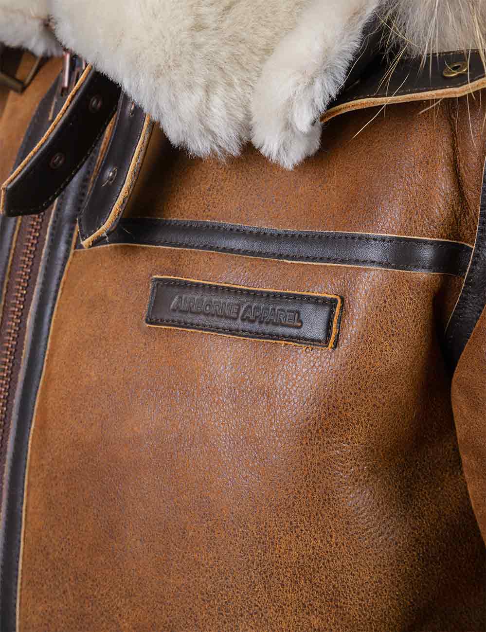 Aron™ | Bomberjacke mit Kunstfellkapuze