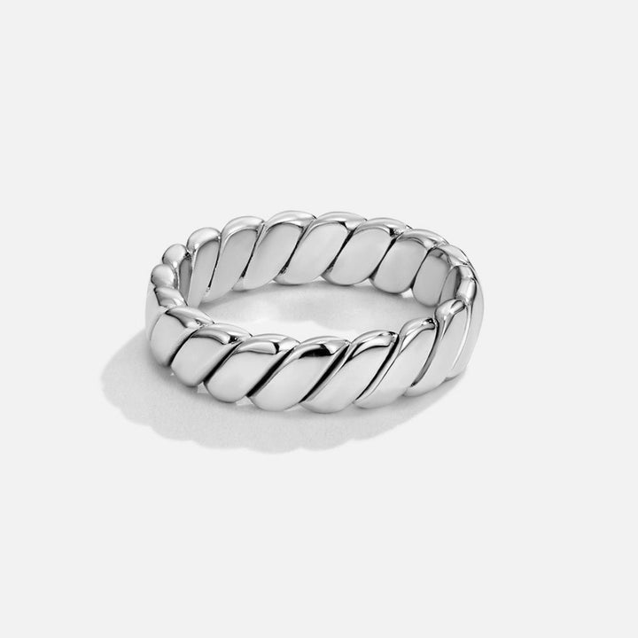 Bague en argent Calira Twisted Infinity