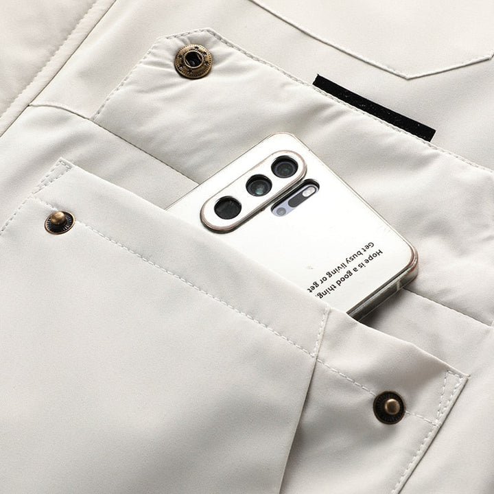 Logan™ - Bequeme winddichte und wasserdichte Jacke mit vielen Taschen