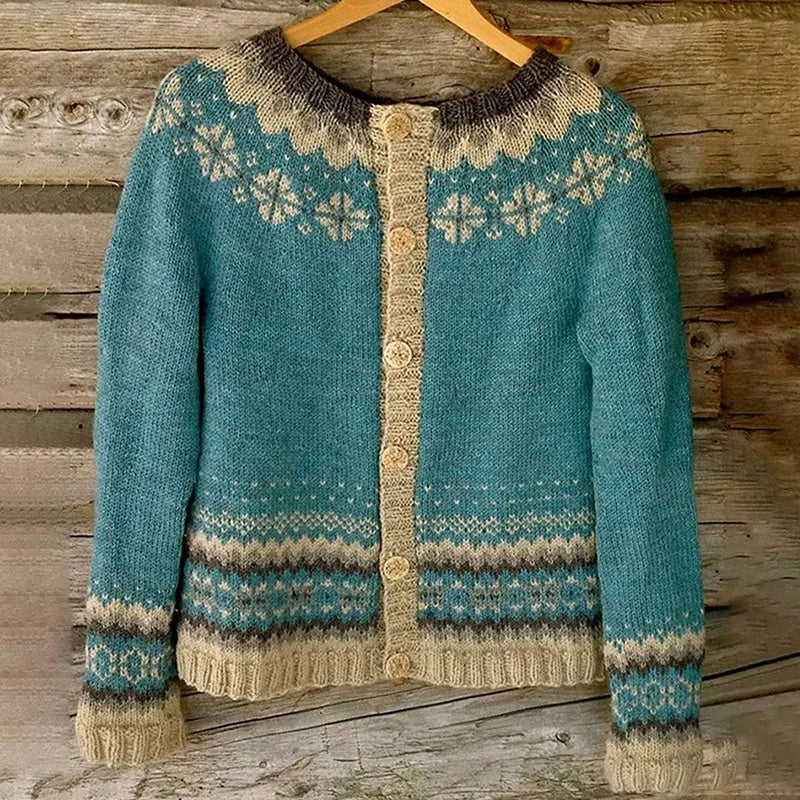 Allaira | Vintage Isländischer Cardigan