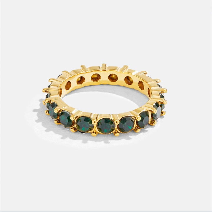 Bague en cristal Emerald Beauty