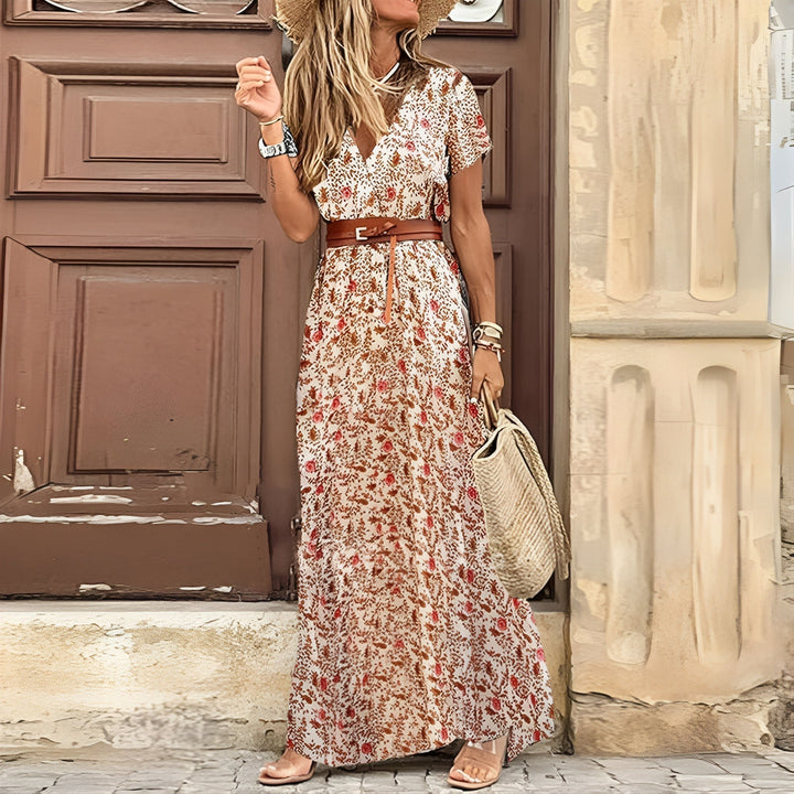 Luna | Elegantes Bohemian Maxi-Kleid