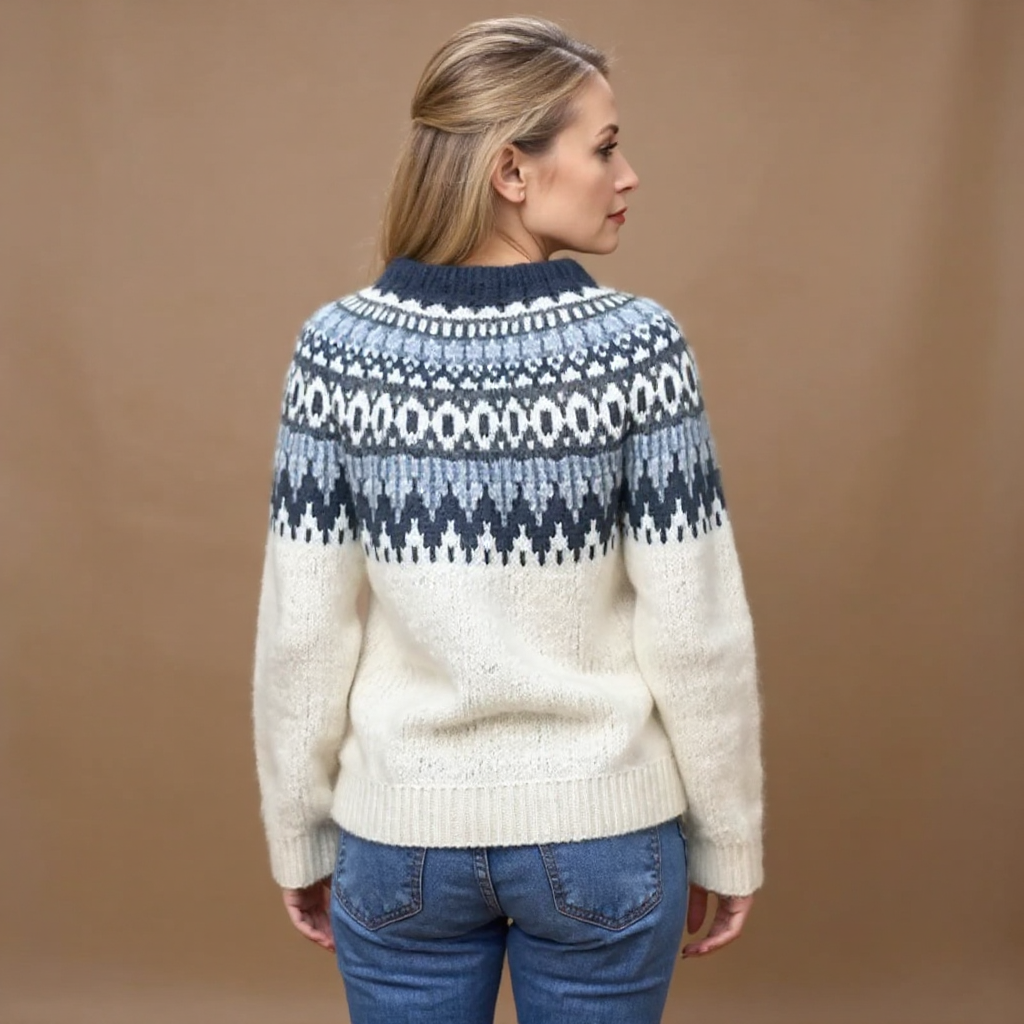 Maecey | Vintage Isländischer Pullover