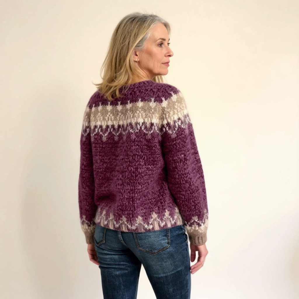 Samantha | Vintage Isländischer Pullover