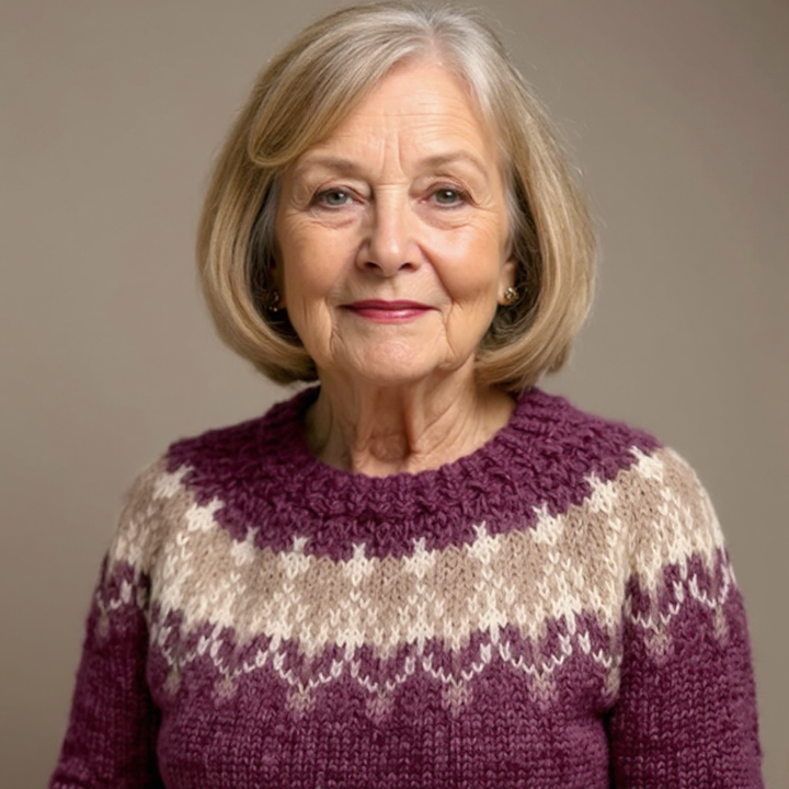 Samantha | Vintage Isländischer Pullover