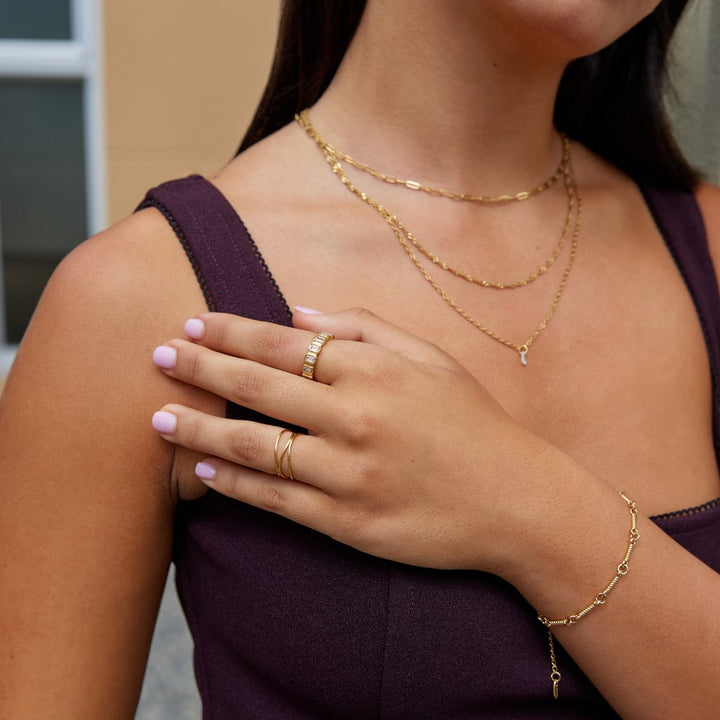 Bague Gigi en cristal carré