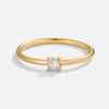 Bague en or avec pierre de naissance de juin