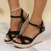 Serelina | Elegante Wedge-Sandalen mit Riemchen