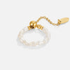 Bague Nona en perles d'eau douce